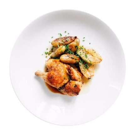 Roast halibut with carrot butterd